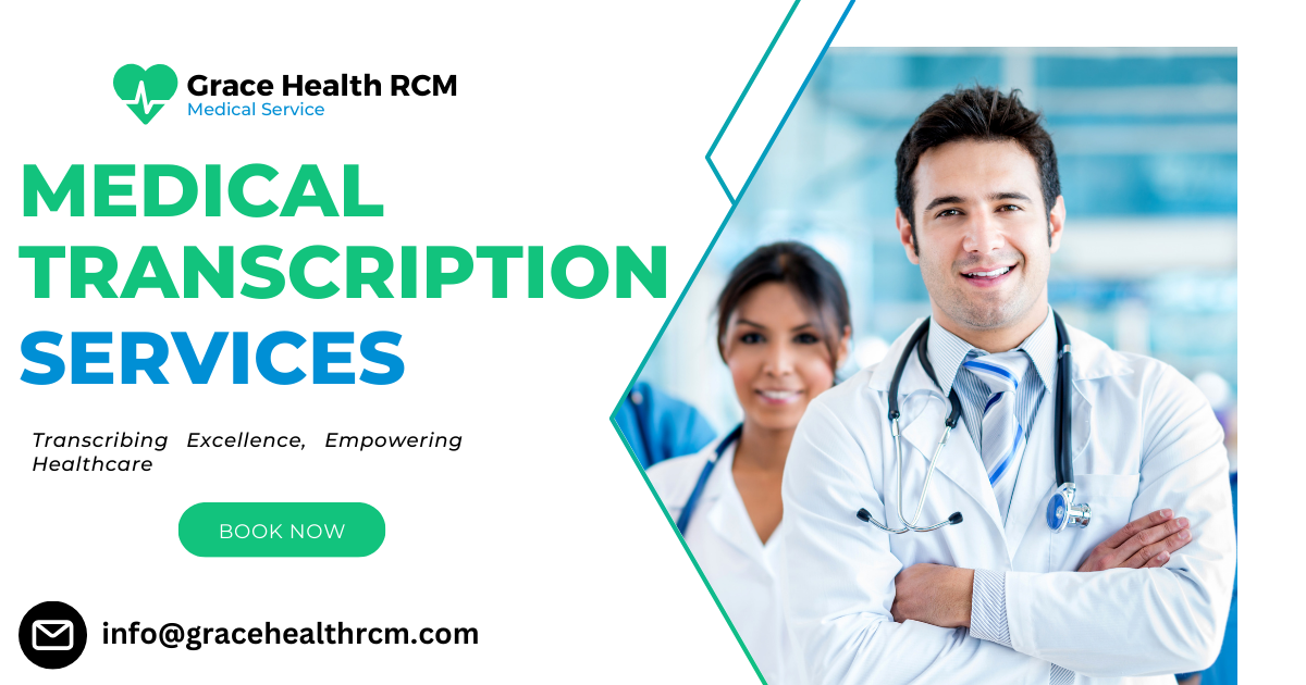 A group of professionals transcribing medical records with precision and expertise.